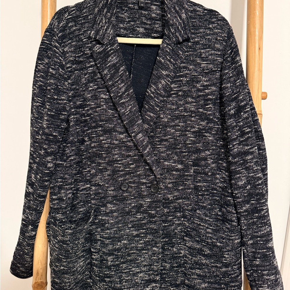 Eileen Fisher Black and White Textured Jacket